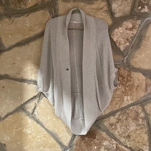 prAna Knitted Cream Cardigan Size S